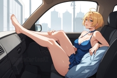 charset=Unicode score_9, score_8_up, score_7_up, score_6_up, score_5_up, score_4_up, BREAK
car interior, cleavage, passenger, blonde, short hair, milf, sexy BREAK
anime style, source anime, (outline:0.8), BREAK
Negative prompt: score_4,score_5,score_3,score_2,score_1, signature, hands, 3d, realistic, frame, greyscale, (steering wheel:1.8)
Steps: 30, Sampler: DPM++ 3M SDE Exponential, CFG scale: 6, Seed: 626891034, Size: 1024x1024, Model: petuniaxl_v10, Denoising strength: 0.6, Clip skip: 2, Soft inpainting enabled: True, Soft inpainting schedule bias: 1, Soft inpainting preservation strength: 0.5, Soft inpainting transition contrast boost: 4, Soft inpainting mask influence: 0, Soft inpainting difference threshold: 0.5, Soft inpainting difference contrast: 2, Mask blur: 4, Inpaint area: Only masked, Masked area padding: 128, Version: f0.0.17v1.8.0rc-1.7.0