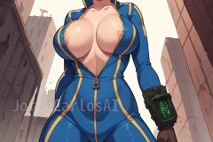 charset=Unicode score_9, score_8_up, score_7_up, score_6_up, score_5_up, score_4_up BREAK
vault girl, vault suit, blonde, areola slip, big breasts, sexy, unzipped, post-apocalypse, destroyed city, (ruins:0.5), modern, fallout \(series\), fallout 4, pipboy, from below, (talking, open mouth:1.1) BREAK
anime style, source anime, anime
Negative prompt: score_4,score_5,score_3,score_2,score_1, (3d, realistic:1.1), frame, greyscale
Steps: 30, Sampler: DPM++ 3M SDE Exponential, CFG scale: 6, Seed: 3242663802, Size: 1024x1024, Model: petuniaxl_v10, Denoising strength: 0.65, Clip skip: 2, Soft inpainting enabled: True, Soft inpainting schedule bias: 1, Soft inpainting preservation strength: 0.5, Soft inpainting transition contrast boost: 4, Soft inpainting mask influence: 0, Soft inpainting difference threshold: 0.5, Soft inpainting difference contrast: 2, Mask blur: 4, Inpaint area: Only masked, Masked area padding: 32, Version: f0.0.17v1.8.0rc-1.7.0