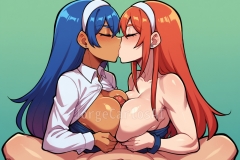 charset=Unicode score_9, score_8_up, score_7_up, score_6_up, score_5_up, score_4_up, BREAK
paizuri, titjob, 2girls, kissing BREAK
anime style, source anime, (outline:0.7) BREAK
Negative prompt: score_4,score_5,score_3,score_2,score_1, signature, hands, 3d, realistic, frame, greyscale, censored
Steps: 30, Sampler: DPM++ 3M SDE Karras, CFG scale: 6, Seed: 48744870, Size: 2048x1536, Model: autismmixConfetti, Denoising strength: 0.65, Clip skip: 2, Version: f0.0.17v1.8.0rc-1.7.0